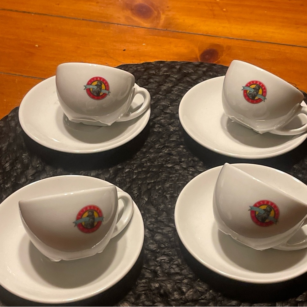Starbucks porcelain vintage White Coffee Cups with leaning tower of Pisa